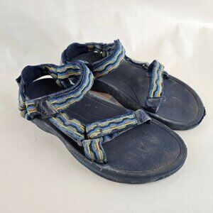 Teva Hurricane 2 XLT Blue Adjustable Sandals Kids Size 3 Summer Sandals Youth